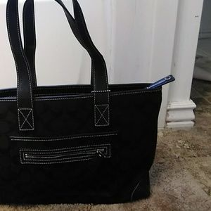 Coach canvas handbag